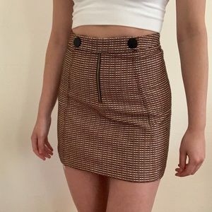 Topshop patterned skirt